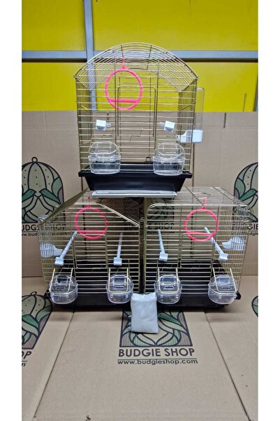 Best Iki Kapılı Orta Boy Gold Muhabbet Kuşu Kafesi