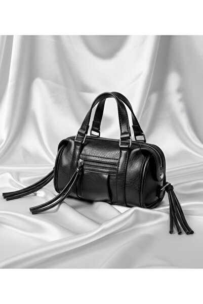Çanta Trend Women's Mini Bowling Bag Black