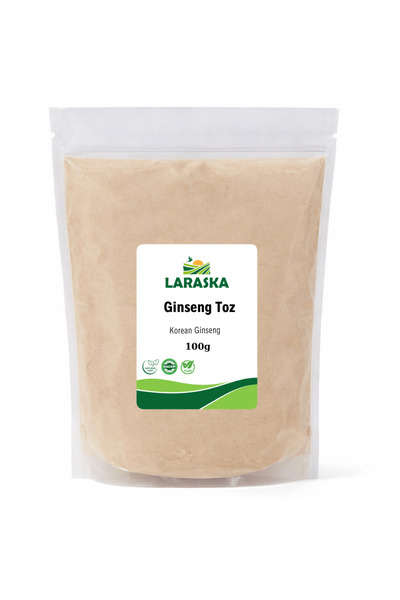 Laraska Ginseng Kökü Tozu 100g Orjnal Ginseng Kökü Tozu Öğütülmüş Kırmızı Kor...