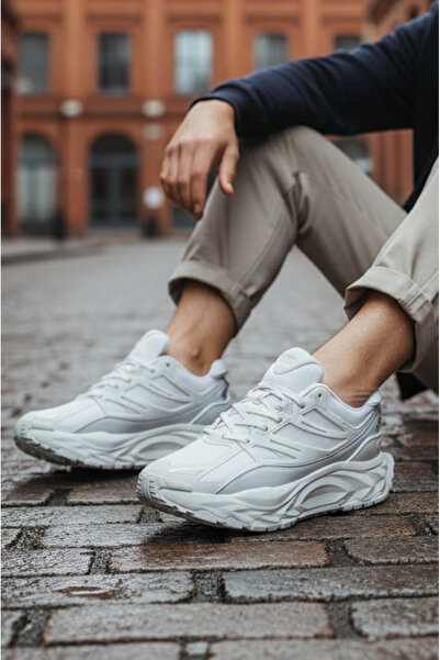 Lufian Edwin Erkek Günlük Sneaker Yüksek Taban Spor Ayakkabı 25k 112230202 M Gri
