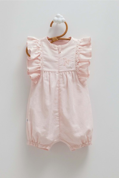 Caramell MINI LADY KOL FIRFIRLI KETEN BARBATÖZ Pembe