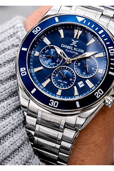 Daniel Klein Danıel Kleın Men's Steel Wrist Watch+bracelet Gift