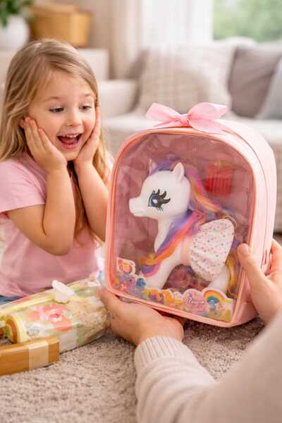 OEM Set Unicorn Magic Story cu accesorii pentru coafare, 11 piese, One Two Fu...