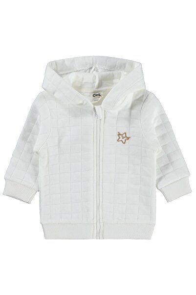 Civil Baby Star Embroidered Cardigan for 3-18 Months - Ecru 12-18 Months