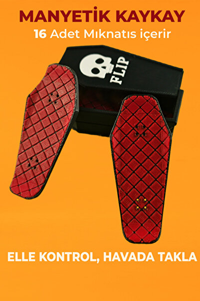 Creva Kickflip Mıknatıslı Kaykay Stres Oyuncağı Fidget Slider - Vampir Tabutu...