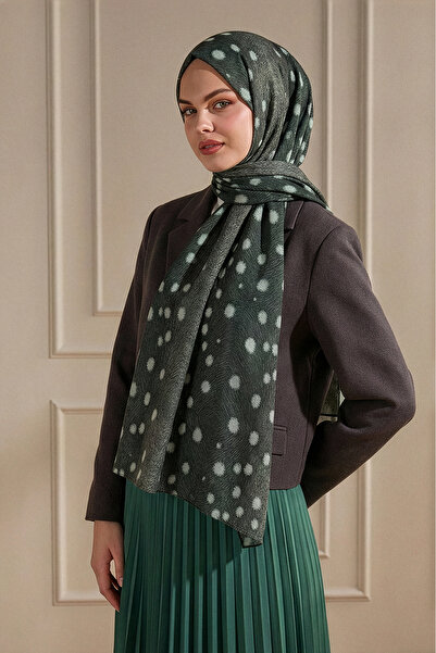 Wega Moda Bambi Fawn Desenli Pamuk Viskon Kraş Şal – Hafif ve Yumuşak Dokulu ...