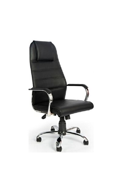 SLLER Ev ve Ofis Çalışma Sandalyesi Bilgisayar Koltuğu Suni Deri Dikişli