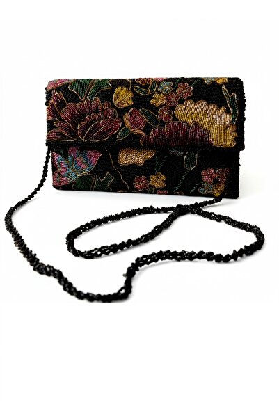 Generic Handmade Beaded Clutch for Women — Elegant Floral Purse