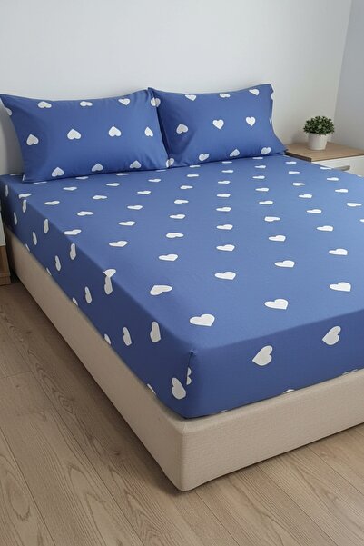 Gasel Home بدلة شتوية مطاطية للزوجين من القطن على شكل قلب