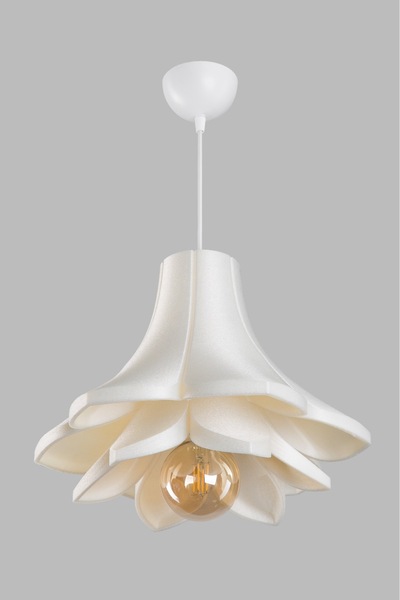 Limon 3D Desing Tekli Lotus Sarkıt Avize Rustik 40 CM E27 Modern Avize Bohem ...