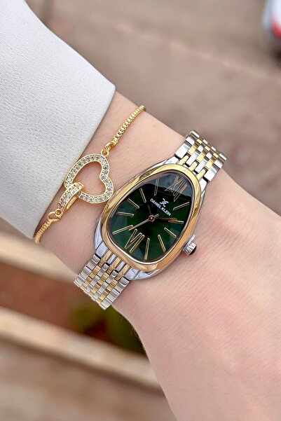 Daniel Klein Dial Green Code Green Gold Metallic Color 2 Year Warranty 25 mm ...