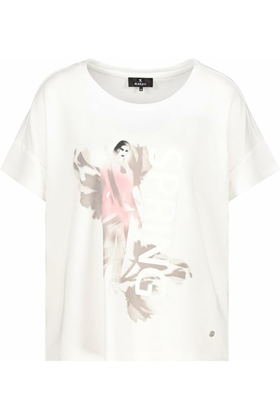 Monari Rundhals T-Shirt für Damen