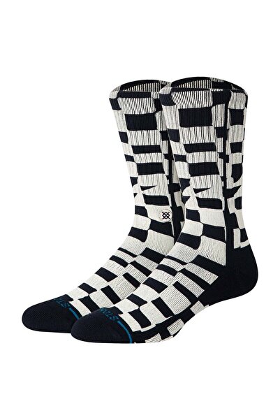 Stance Unisex-Socken – Wellenkaro-Socken, Logo-Socken