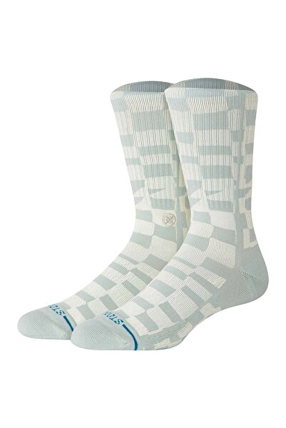 Stance Unisex-Socken – Wellenkaro-Socken, Logo-Socken
