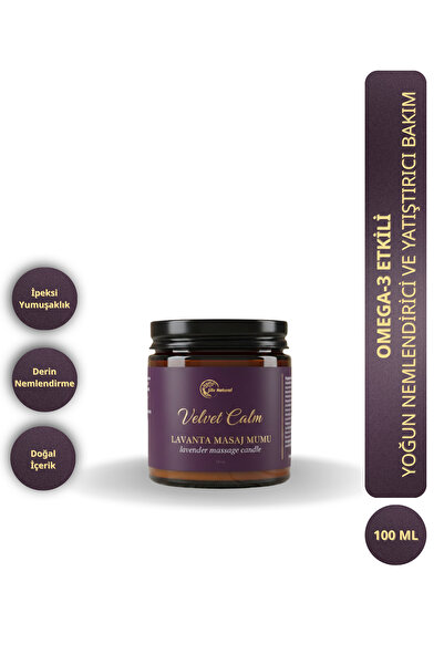 Şile Natural Aromaterapi Lavanta Kokulu Masaj Mumu 100 ml Doğal Bitkisel Yağl...