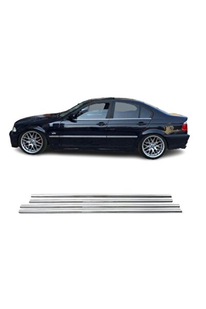 A&G Tuning BMW E46 Krom Cam Çıtası 1998-2005 4 Parça Paslanmaz Çelik
