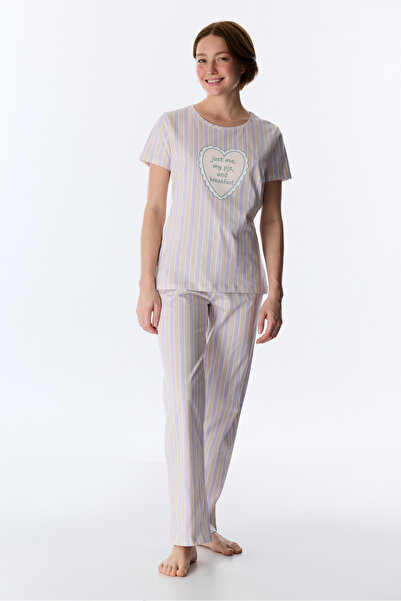 Penti Renkli Me And My Pantolon Pijama Takımı