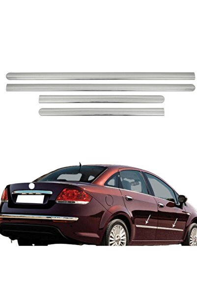A&G Tuning Fiat Linea Krom Kapı Çıtası Takımı 4Prç Paslanmaz Çelik