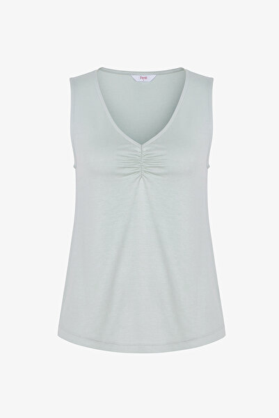 Penti Açık Yeşili Serenity Solid Atlet Pijama Üstü