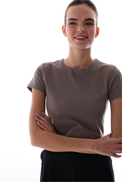 Penti Сива тениска с чист яка