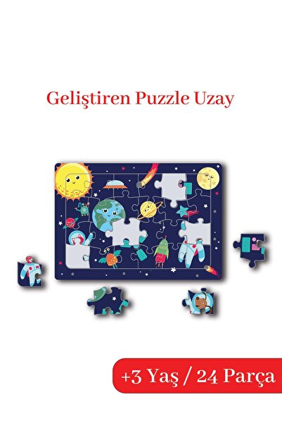 Çocuk Akademi Puzzle Uzay