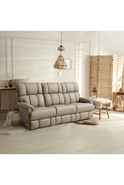 Yatsan La-Z-Boy Pinnacle Madras Mushroom Üçlü Koltuk