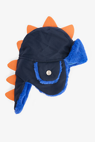 Penti Renkli Erkek Çocuk Dinozorlu Yumuşak Dokulu Bere