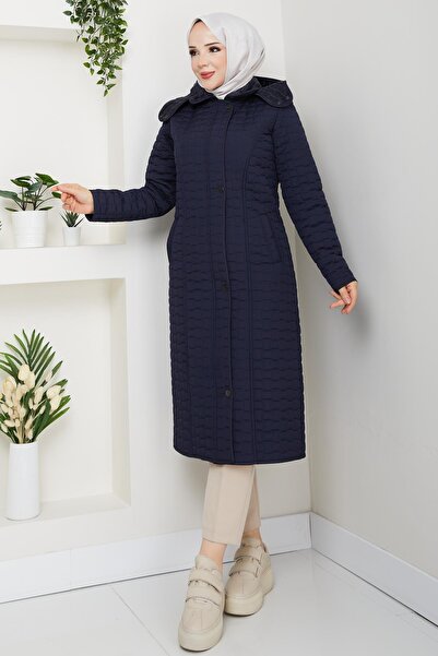 ESLEMNUR 110cm inside velboali quilted coat