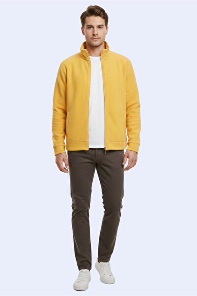 PERSONELİTY HARDAL SARISI POLAR HIRKA