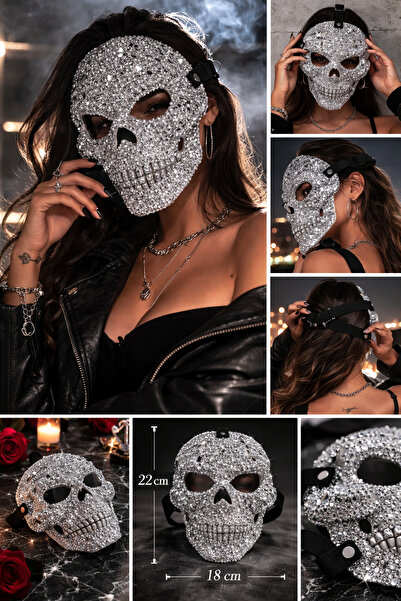 PARTİPORT TAŞLI LÜX KURU KAFA MASKE