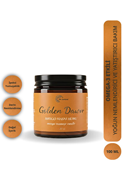 Şile Natural Aromaterapi Mango Kokulu Masaj Mumu 100 ml Doğal Bitkisel Yağlı,...