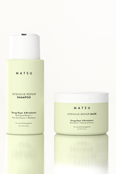 MATSU Intensive Repair 2’li Set | Onarıcı Şampuan + Maske