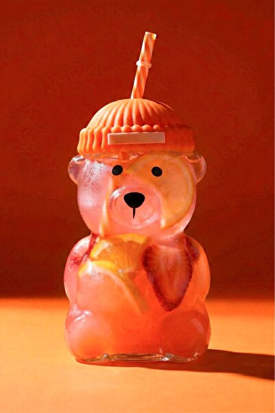 WERONY Capone Barista Borosilicate Glass with Straw, 580 ml