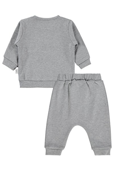 Civil Baby Süs Etiketli 2'Li Takım 6-18 Ay Takım - Gri 18-24 Ay