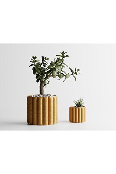 Sani Vase "Monaco BIG" 120 x 120 x H102mm - Gold