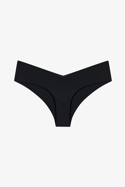 Penti Black Non-Marking Laser Cut V Cut Hipster Panties
