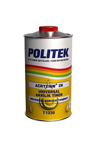Politek ÜNİVERSAL AKRİLİK TİNER 1LT HIZLI-YAVAŞ