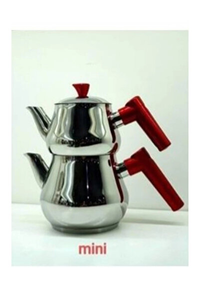 Papatyam Alara BU01 Burcu Mini Boy Çelik Çaydanlık 0.90+1,25 L