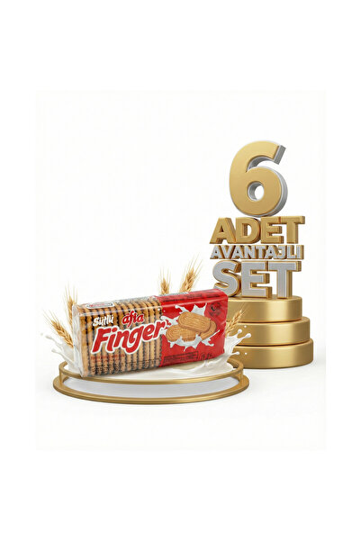 Afia Sütlü Finger Bisküvi 6x140 Gr