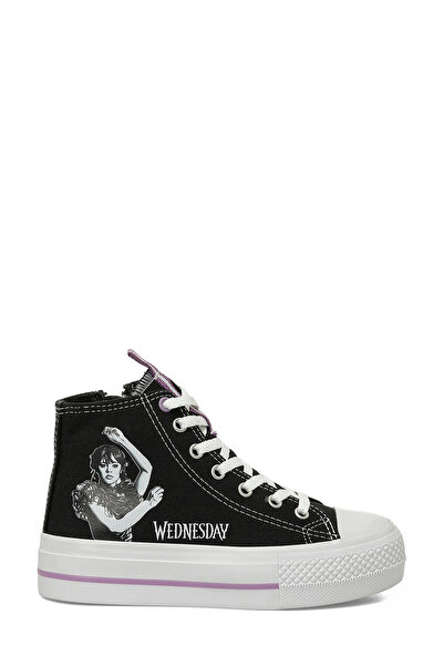 WEDNESDAY WENDE.F6FX Siyah Kız Çocuk High Sneaker