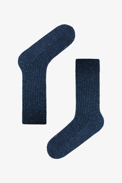 Penti Erkek Ribbed Lacivert Soket Çorap