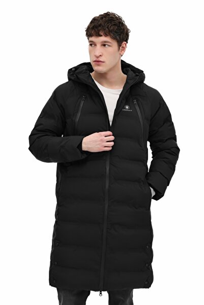 lumberjack Ml Marcus 3Ukr530 5Pr Black Men's Long Coat