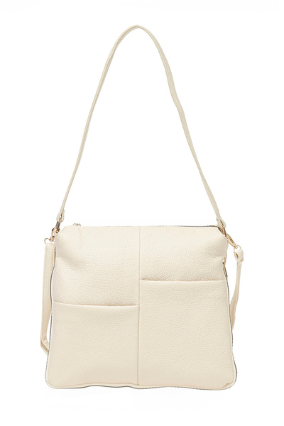 Polaris NTRL cu buzunare CPRZ 6FX Cremă pentru femei geantă crossbody