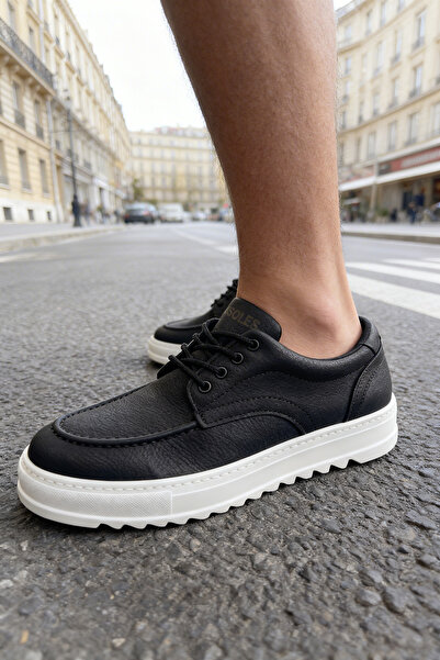 BASOLES Men's Casual Shoes Comfortable Lace-Up Sneaker Casual Shoes