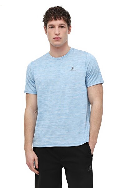 lumberjack MB CT1328 MLN T-SH 6FX MAVI MULINE Erkek Kısa Kol T-Shirt