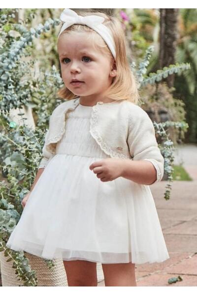 MAYORAL KIZ BEBEK 1902 CRUDO ELBİSE GKM0313