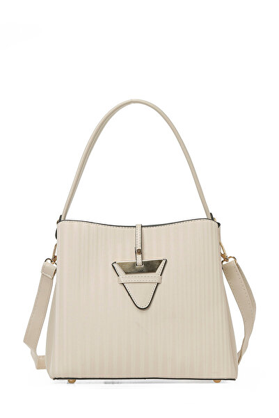 İnci UCGEN KL 6FX Krem Kadın Kol Çantası