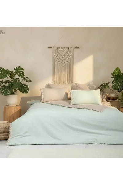 NDC HOME Набір постільної білизни з подвійним покривалом з шавлією