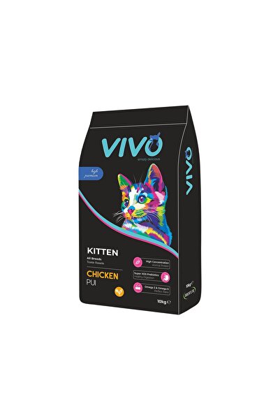 vivo SUPER PREMIUM DRY FOOD FOR CATS KITTEN WITH CHICKEN 10KG