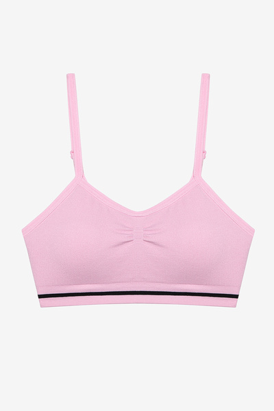 Penti Kız Çocuk Açık Pembe Seamless Crop üst